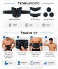טכנולוגיה מתקדמת לחיטוב שרירי הבטן והידיים